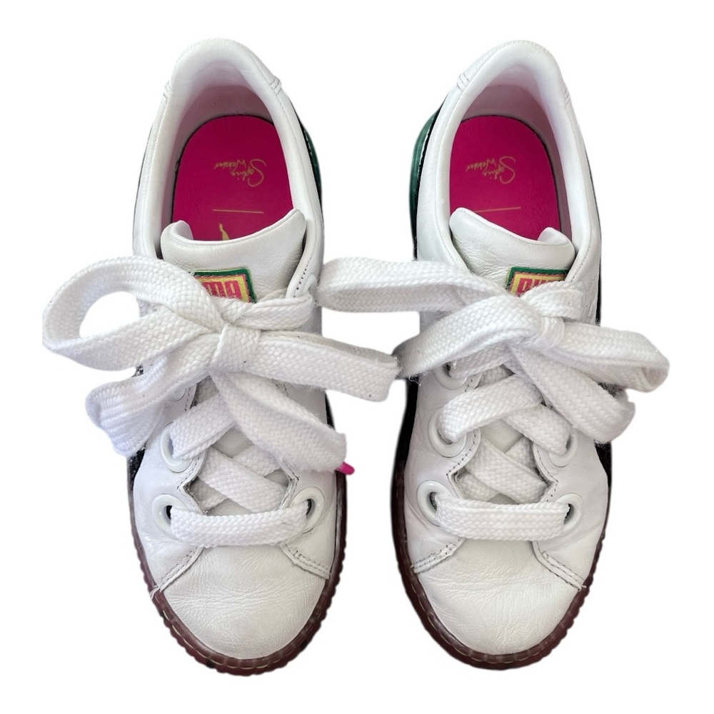 Puma x Sophia Webster Womens Platform Candy Princess White Leather Sneakers 7.5 - Picture 2 of 14